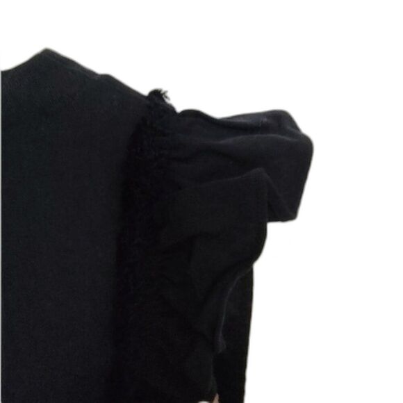 Margaret O'Leary ruffle twill blouse top S - Picture 4 of 6